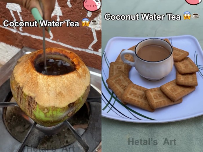 Resep Rahasia Teh Susu Kelapa: Nikmatnya Batok Kelapa Asli