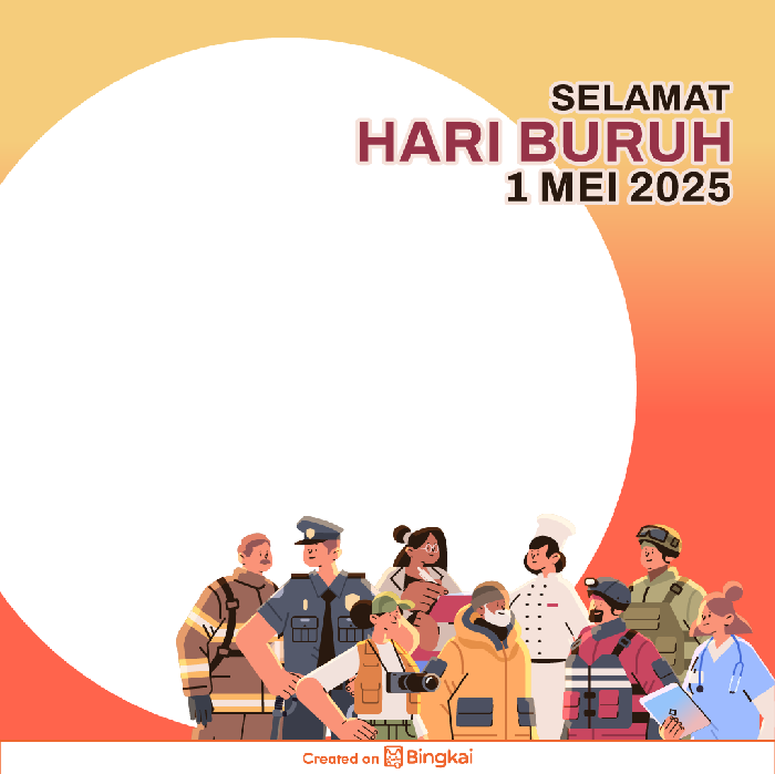 Dapatkan 10 Twibbon Hari Buruh 2025 Gratis, Update Sekarang!
