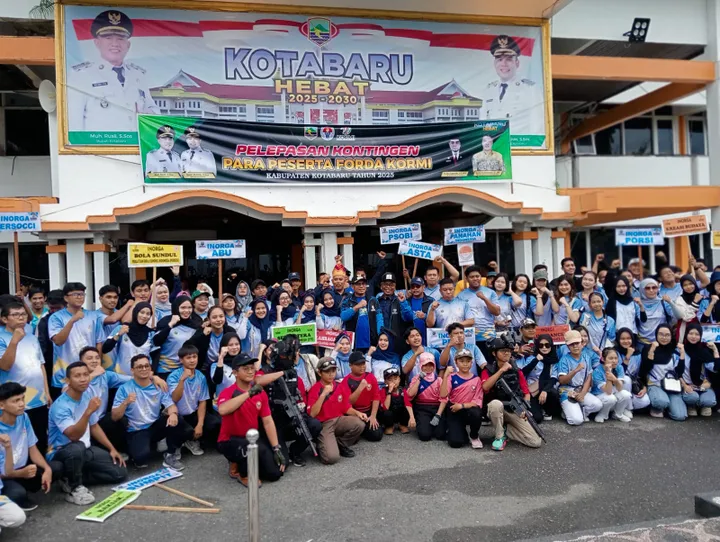 Kotabaru Siap Raih Juara FORDA Kalsel 2025: Kontingen Resmi Dilepas