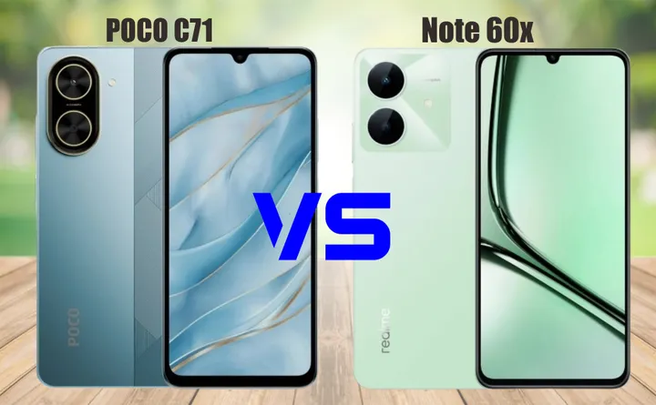 POCO C71 vs realme Note 60x: Mana yang Lebih Worth It?