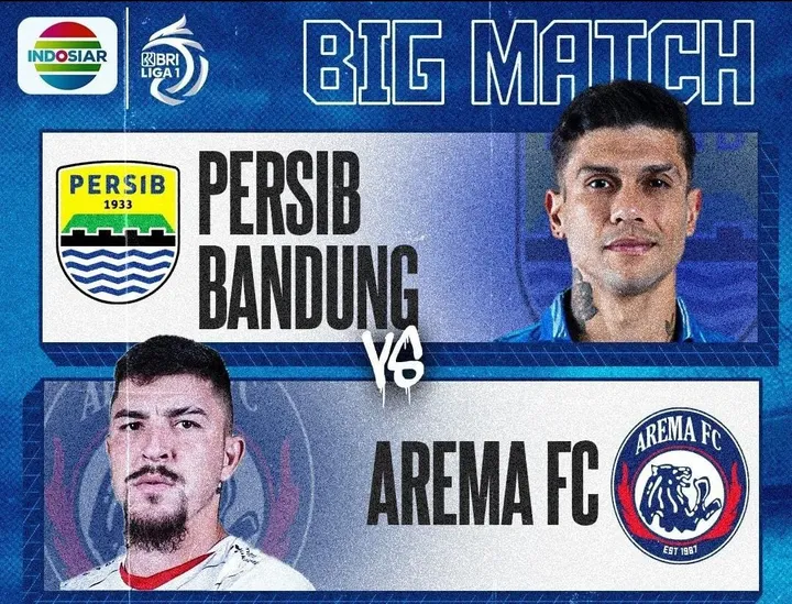Persib vs Arema: Big Match BRI Liga 1 Pekan 19 Bekasi