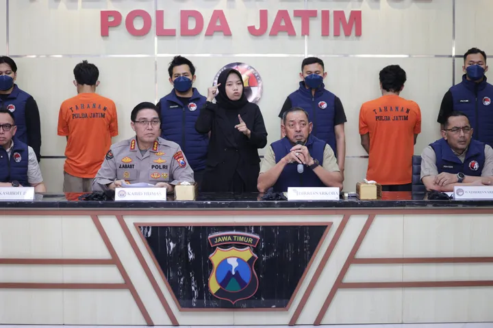 Polda Jatim Gagalkan Narkoba Internasional, 21 Kg Sabu Disita
