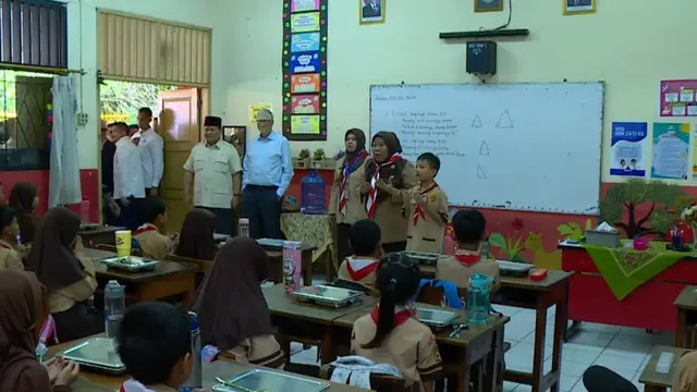 Prabowo & Bill Gates: Makan Siang Sehat Gratis, Heboh Siswa SD Jati
