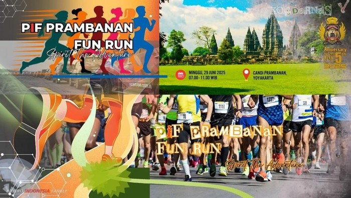 Sunrise Prambanan 5K Fun Run: Nikmati Lari Pagi Bersama PIF