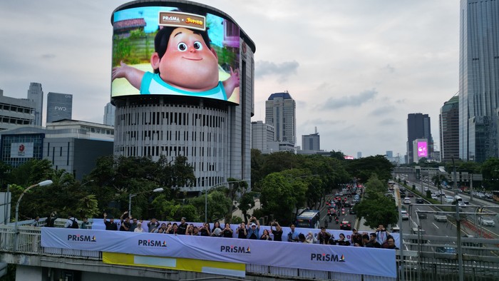 Videotron BRIN GRANDE LED: Tampilan Film Jumbo Spektakuler