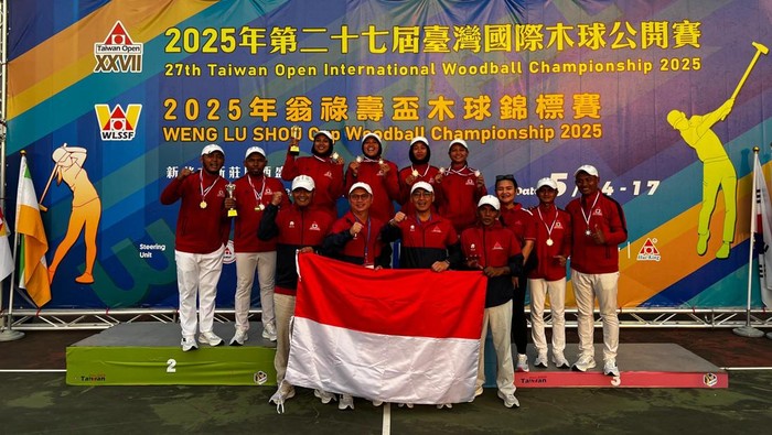 Woodball Indonesia Cetak Sejarah: Emas dan Perak di Taiwan Open 2025