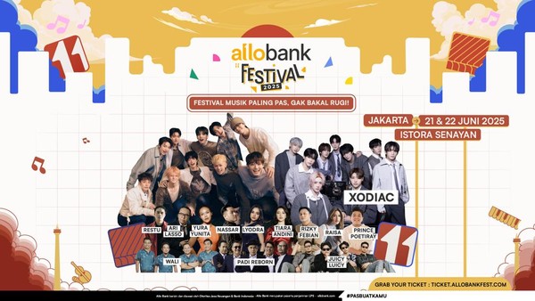 Allo Bank Festival 2025: Jadwal Hari Pertama, Siap Mengguncang!