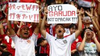 Gemuruh Merah Putih: Suporter Indonesia Ramaikan Stadion Suita Jepang