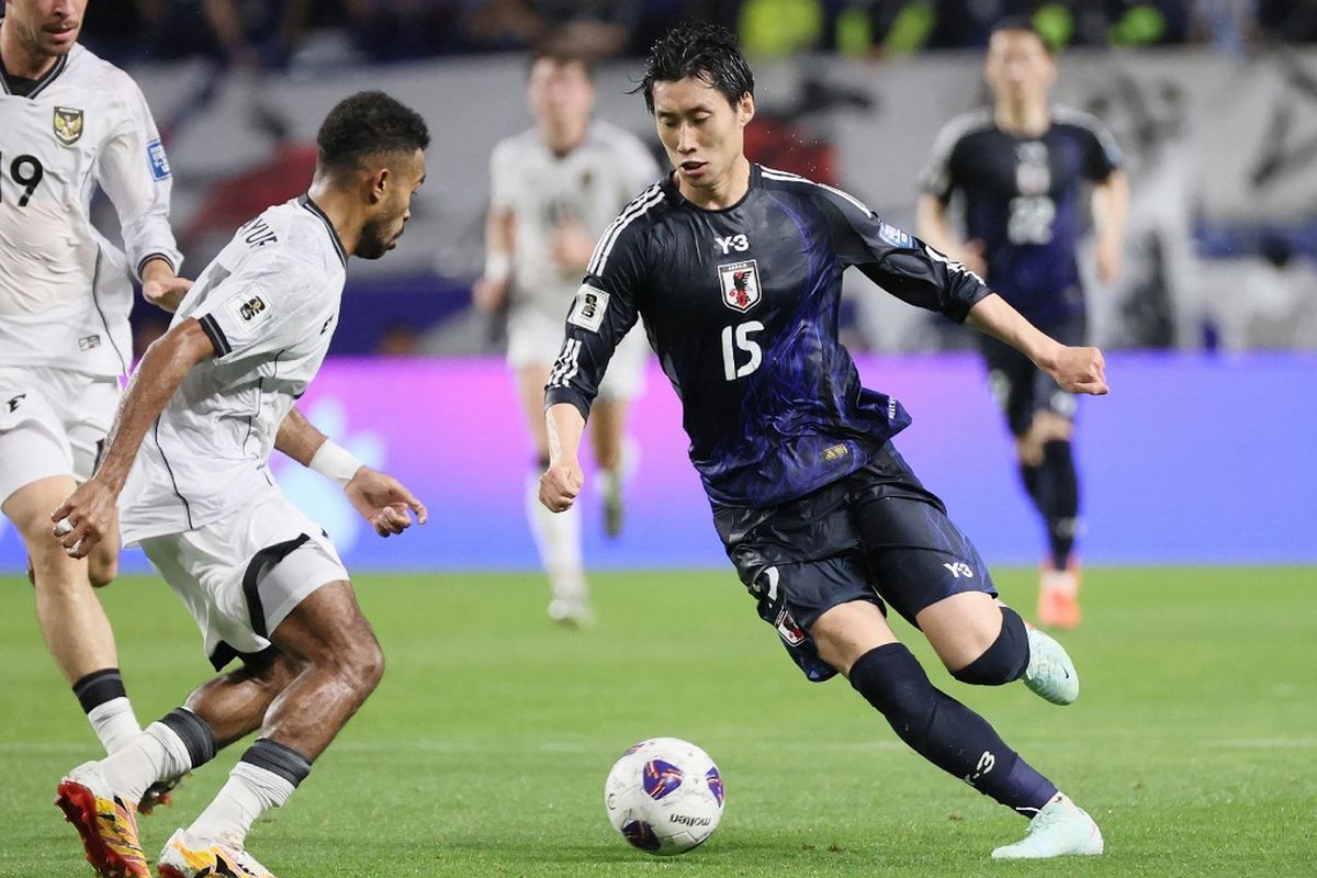 Jepang Hancurkan Indonesia 3-0: Babak Pertama Mencekam